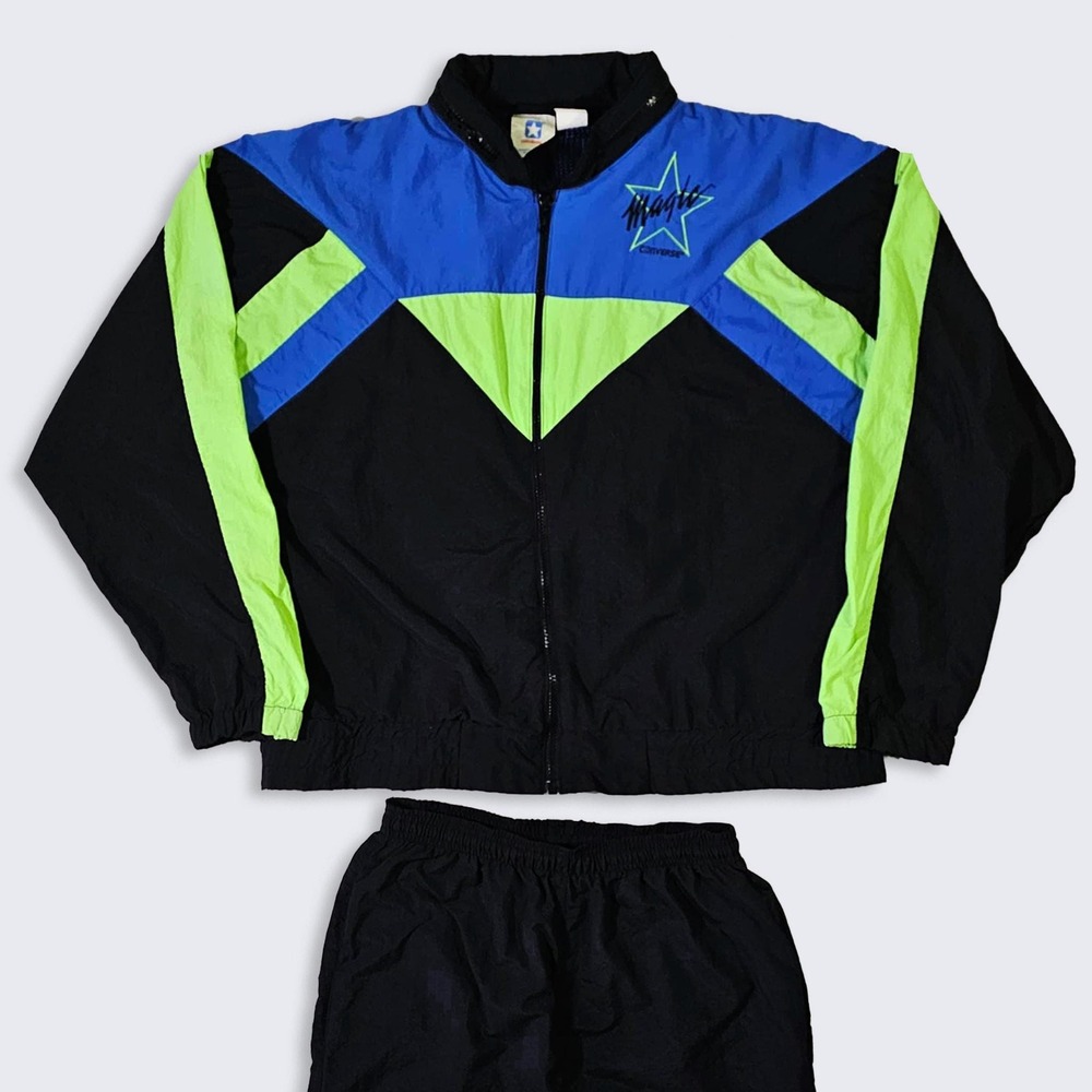 Magic Johnson Vintage 90s Converse Windbreaker Track Suit